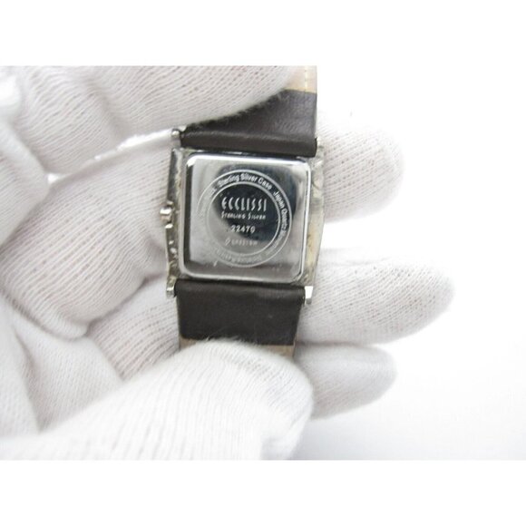 Women\'s‎ Ecclissi Sterling Silver Quartz WR Analog Dial Causal Watch (F90) main image 4